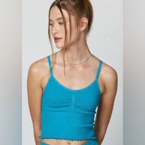 SPIRITUAL GANGSTER HART SEAMLESS CROP TANK XS/S